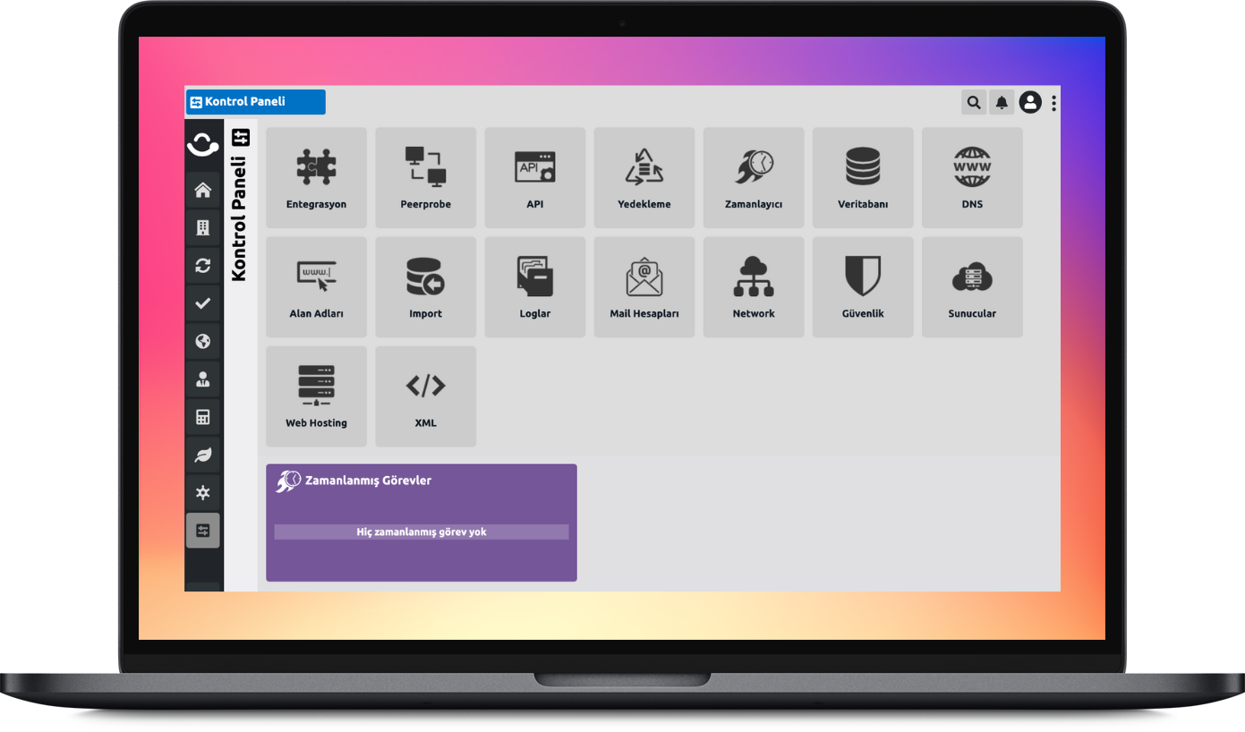 Control Panel - Overview - List with Visuals